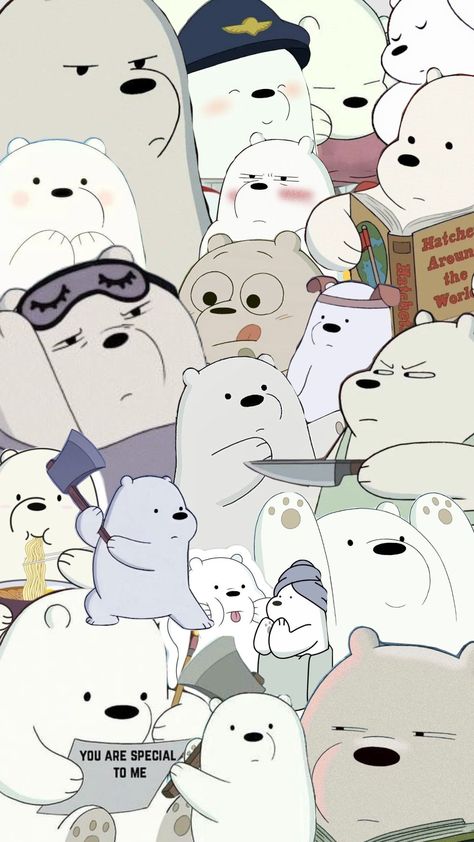 Ice Bear Aesthetic, Ice Bear Wallpaper, Bears Wallpapers, Beach Aesthetics, Ice Bear We Bare Bears, Bear Bears, Kirby Character, We Bare Bears Wallpapers, Ice Bear