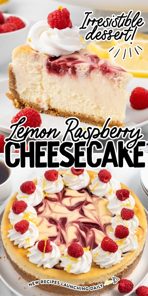 Lemon Raspberry Cheesecake