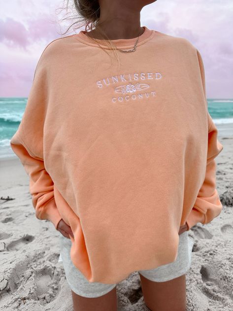 LOGO COLLECTION – Sunkissedcoconut Sunkissed Coconut, Luxury Paints, American Flag Hoodie, Cute Sweatshirts, Logo Collection, Embroidered Sweatshirts, Preppy Outfits, Christmas Shopping, Sweatshirts Women