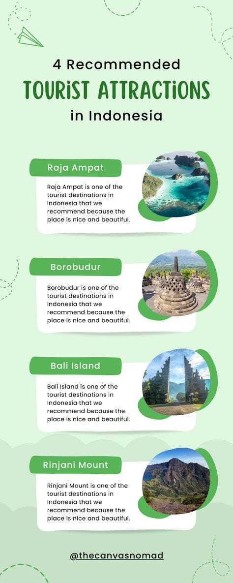 Indonesia is a vast and diverse archipelago with something to offer everyone. From ancient temples to lush rainforests to pristine beaches. Start planning your trip to Indonesia today! #Indonesia #travel #tourism #top4 #touristattractions #RajaAmpat #Borobudur #BaliIsland #RinjaniMount #KomodoNationalPark World Explorer, Nature Tourism, Komodo National Park, Bali Island, Adventure Nature, Ancient Temples, September 2022, Previous Year, Archipelago