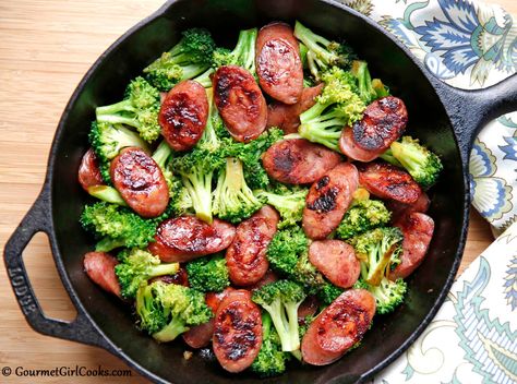 Keto Polish Sausage And Broccoli Recipes, Broccoli And Sausage Recipes, Sausage And Broccoli Recipes, Recipes With Smoked Sausage, Brocoli Recipe, Chicken Sausage And Broccoli, Recipes With Sausage, Sausage And Broccoli, Sausage Broccoli