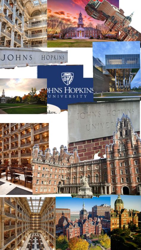 Duke Medical School, Johns Hopkins University Aesthetic, John Hopkins Medical School, Academic Inspiration, John Hopkins University, University Inspiration, Dream University, University Aesthetic, Dream Jobs