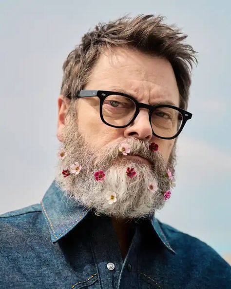 Nick Offerman: ‘I was told I’d never not be Ron Swanson’ | Nick Offerman | The Guardian Ron Swanson, Amy Poehler, Burly Men, Golden Mean, 20 Years Of Marriage, The Golden Mean, Nick Offerman, Feminine Art, Parks N Rec