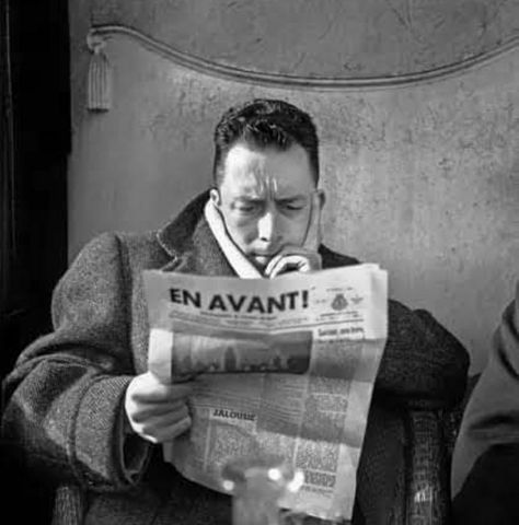 Albert Camus Albert Camus Poster, Albert Camus Aesthetic, Camus Aesthetic, Albert Camus Art, Movie Watchlist, Camus Quotes, Albert Camus, Philosophers, Rare Photos