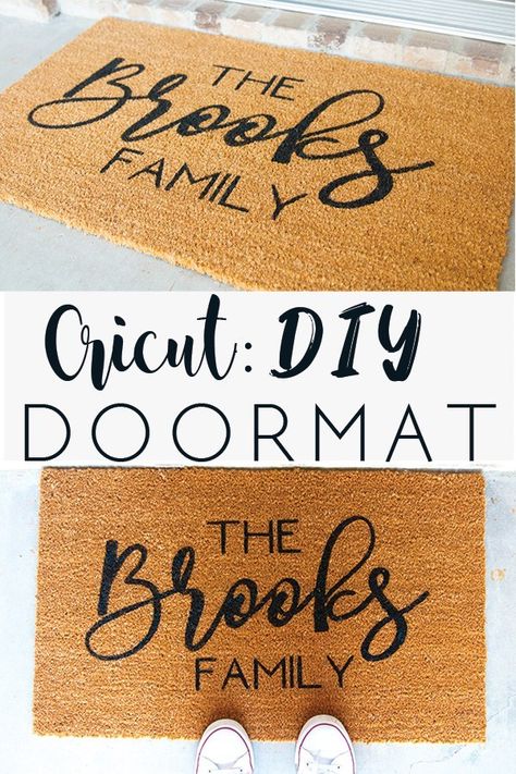 Diy Doormat, Vinyle Cricut, Idee Cricut, Projets Cricut, Maker Project, Cricut Projects Beginner, Mason Jar Crafts Diy, Cricut Explore Air, Cricut Craft Room