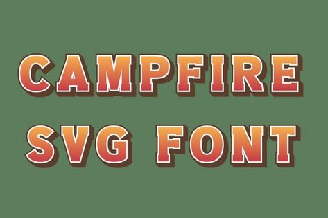 Campfire Camp is an impactful, bold color SVG Font. Campfire brings you a unique and cartoony look that is great for posters, illustrated stories, comic book titles, and T-Shirt design. Note! This product is a color font (Opentype-SVG) and is compatible with PhotoShop, Illustrator, Silhouette, and Inkscape. The OTF and/or TTF files of this product […] Get your free download of the Campfire Camp Font now at FreeFontDL - Free Font Download! Camping Font, Adventure Fonts, Campfire Svg, Nature Font, Font Guide, Book Titles, Commercial Fonts, Font Free, Uppercase Letters