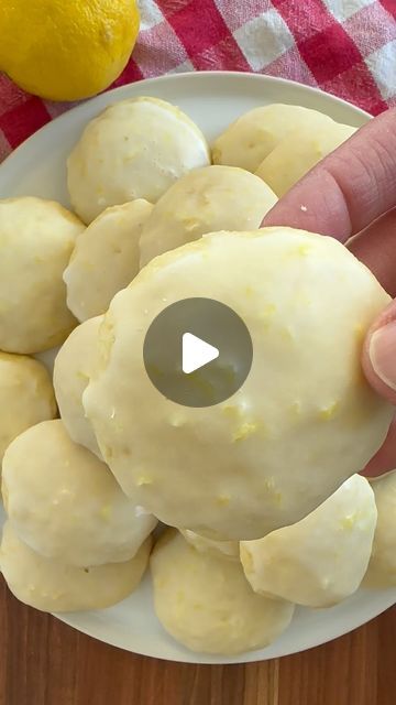 Angela Allison | Italian Lemon Drop Cookies are a simple and delicious lemon cookie made with just a few ingredients and topped with a tasty lemon glaze! ... | Instagram Italian Lemon Drop Cookies, Italian Lemon Cookies, Lemon Drop Cookies, Lemon Cookie, Lemon Cookies Recipes, Lemon Glaze, Drop Cookies, Italian Cookies, Xmas Cookies