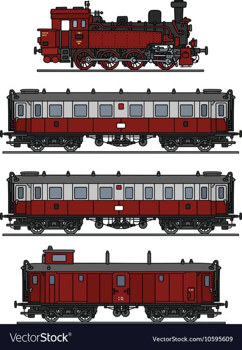 Steam Locomotive Blueprint, Exhibition Panel, Tank Blueprint, Train Graphic, Train Template, Train Vector, Train Drawing, Train Illustration, Train Projects