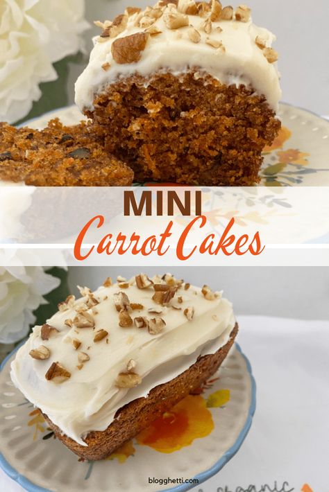 Easter Mini Loaf Cakes, Mini Loaf Cakes Packaging, Mini Loaf Pan Cakes Recipes, Sandra Lee Semi Homemade Recipes, Cake Loaves, Mini Loafs, Spring Sweets, Mini Bread Loaves, Mini Loaf Cakes