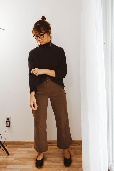 Fall Look Book Featuring Affordable Ethical Fashion - Eclectic Outfit Inspiration, Therapist Style Work Outfits, Therapist Fashion, Therapist Outfits Women, Lab Clothes, Maximalist Wardrobe, Bank Outfits, Fall Look Book, Karin Emily