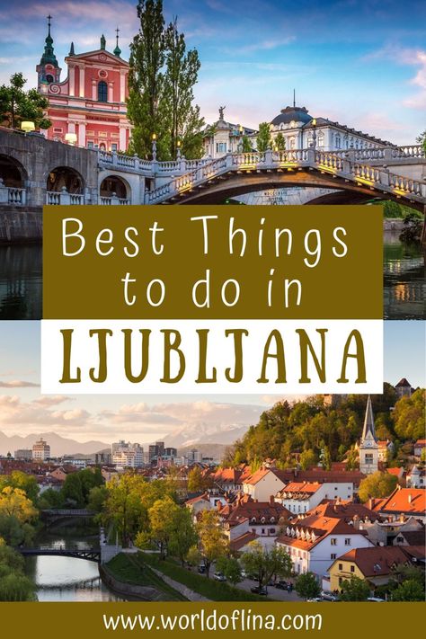 Ljubljana Slovenia Things To Do, Things To Do In Ljubljana, Visit Slovenia, Slovenia Travel, Balkans Travel, Capital Cities, Ljubljana Slovenia, Cities In Europe, Croatia Travel