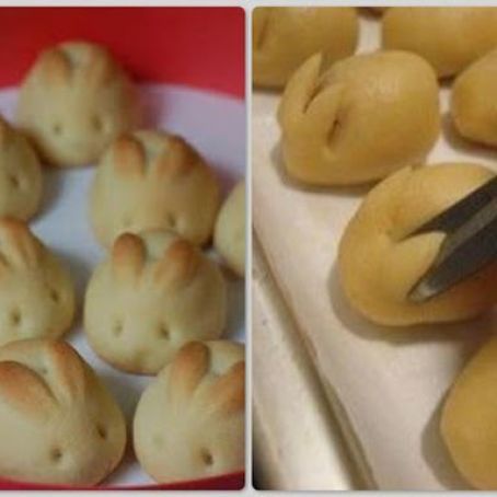 Food Design Ideas, Bunny Rolls, Design Cibo, Bunny Bread, Fest Mad, Edible Food, God Mat, Deilig Mat, Easter Dinner