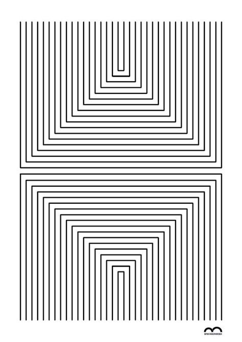 ~ Linea ~ Opt Art, Bd Art, Art Optical, Geometric Drawing, Optical Art, Optical Illusions Art, Principles Of Art, Pattern Texture, Illusion Art