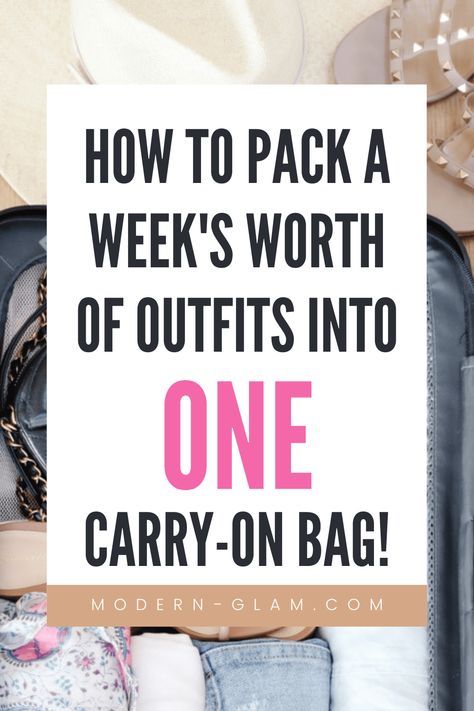 Packing Tips For Travel Carry On Clothes, How To Pack For A 3 Day Business Trip, Packing A Suitcase For A Week, Packing Only A Carry On For Women, One Week Travel Packing Lists, What To Pack For A Week Vacation, What To Pack For 9 Day Vacation, Travel List Packing For Women Carry On, Packing For 7 Days In A Carry On Summer