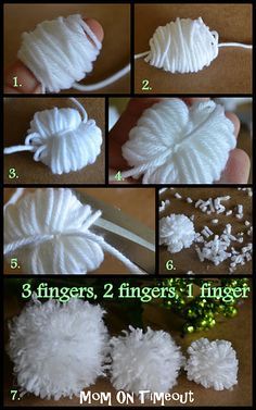 Large Pom Poms, Buat Pita, How To Make A Pom Pom, Pom Pom Crafts, Winter Crafts, Loom Knitting, Crafty Stuff, Yarn Crafts, Vacation Destinations