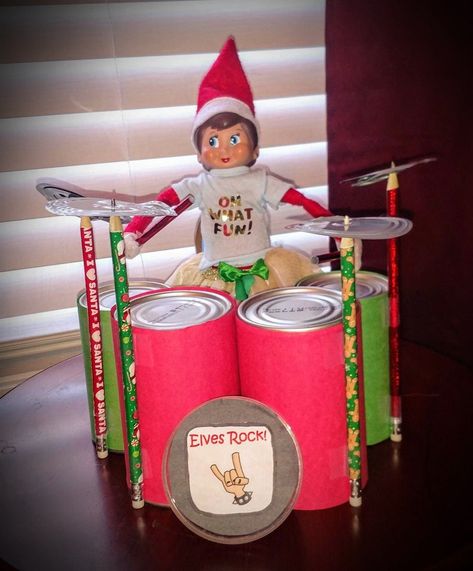 Awesome Elf On The Shelf Ideas, Xmas Elf, Elf Fun, Christmas Preparation, Magic Mike, Tin Cans, Ideas For Christmas, Religious Christmas, Elf On The Shelf Ideas