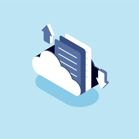 Free Vector | Illustration of cloud with the concept of cloud storage Multichannel Marketing, Cloud Icon, Small And Medium Enterprises, Free Vector Illustration, Powerpoint Template Free, Travel Magazine, Media Icon, It Solutions, Computer Repair