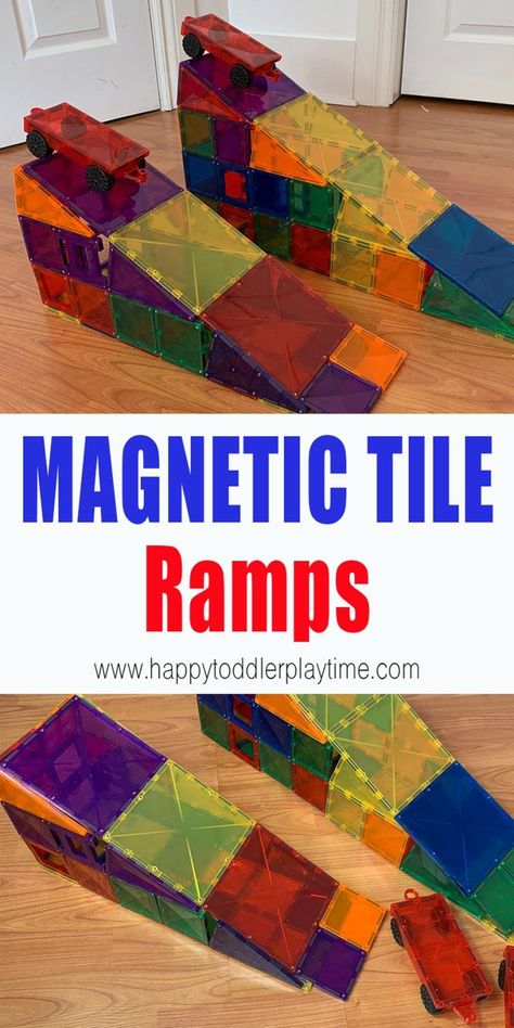 Magnetic Tiles Ideas For Kids, Magnetic Tiles Ideas, Fun Stem Activities, Magna Tiles, Tiles Ideas, Stem Activity, Magnetic Tiles, Toddler Play, Toddler Learning Activities