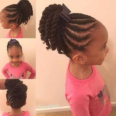 So adorable via @returning2natural - https://blackhairinformation.com/hairstyle-gallery/adorable-via-returning2natural-5/ Kids School Hairstyles, Blonde Balayage Highlights, Lil Girl Hairstyles, Kid Braid Styles, Natural Hairstyles For Kids, Girls Natural Hairstyles, Kids' Braids