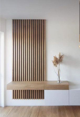 Vstupná Hala, Desain Furnitur Modern, Wooden Wall Panels, Home Entrance Decor, Interior Wall Design, Hus Inspiration, Hallway Ideas Entrance, Entrance Decor, Hallway Ideas