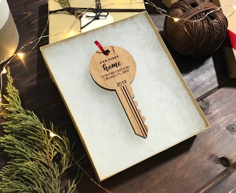 Ohio State Ornaments, First Home Key, First Home Ornament, Key Ornament, Holiday Engagement, Real Estate Closing Gifts, Travel Christmas Gifts, Map Ornaments, New Home Ornament