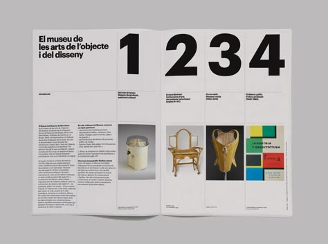 Barcelona Design Museum | Atlas | Barcelona Design Museum | D&AD Awards 2015 Pencil Winner | Typography for Design | D&AD Museum Flyer Design, Museum Leaflet, Museum Catalogue, Typography Brochure, Museum Branding, Barcelona Design, Identity Design Inspiration, Editorial Design Layout, Pamphlet Design