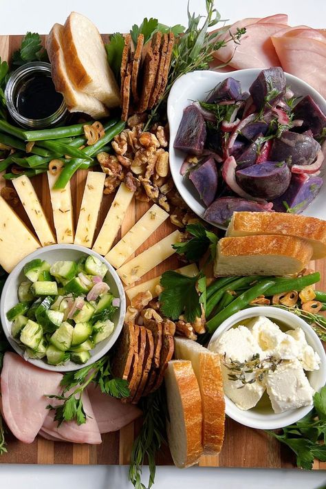 Marissa Mullen shows how to make a gorgeous spring-themed cheese + charcuterie snacking board that's perfect for #MothersDay! Snacking Board, Kitchen Skills, Balsamic Glaze, Cheese Plate, Board Ideas, Charcuterie Board, Bestselling Author, Mother’s Day, Mother's Day