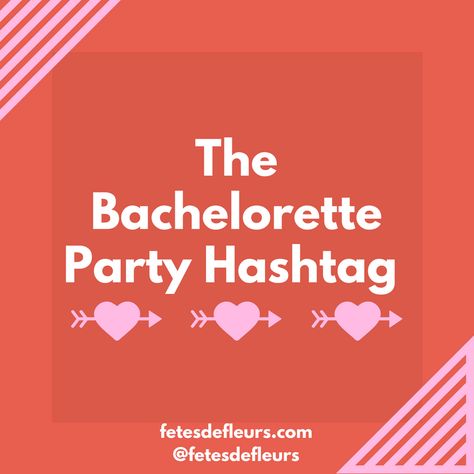 bachelorette party hashtag - fetes de fleurs flower crowns - bachelorette party hashtags- bachelorette hashtags - bachelorette party themes - bachelorette themes Bachelorette Party Name Ideas, Bachelorette Slogans, Bachelorette Hashtag Ideas, Bachelorette Party Slogans, Bachelorette Hashtags, Bachelorette Party Hashtags, Party Slogans, Bachelorette Party Activities, Hashtag Ideas