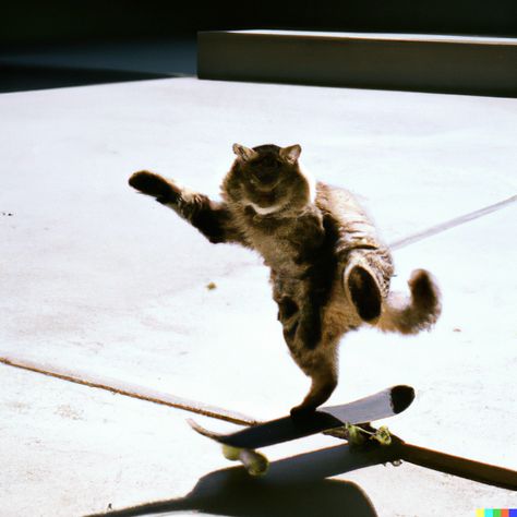 Cat Skateboard, Inspirational Images, Art Inspo, Skateboard, Art