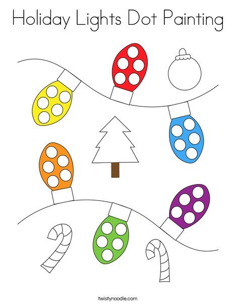 Christmas Q Tip Painting For Kids, Winter Dot To Dot Free Printable, Holiday Dot Art, Christmas Do A Dot Printables Free, Do A Dot Printables Free, Christmas Dot Art, Dot Marker Activities, Q Tip Painting, Holiday Worksheets