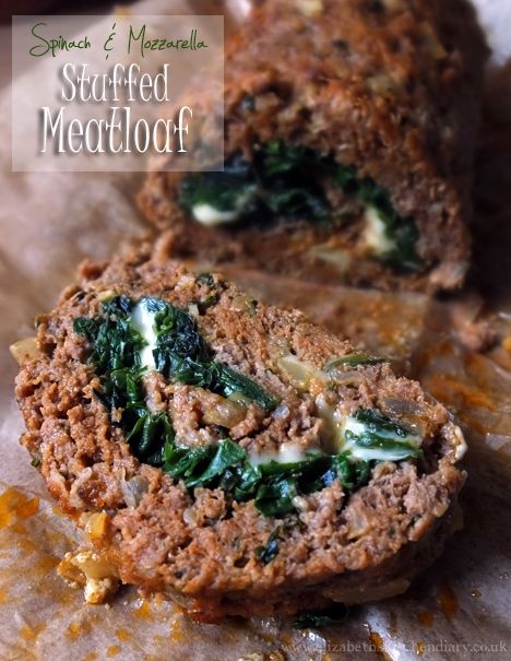 Meatloaf isn’t pretty, is it. There’s no way to possibly photograph meatloaf to make it look like an enticing appetising food, but I have to say, despite its appearance, this meatloaf is awesome! I’ve been making this meatloaf recipe for years now and my family love it. Even the children, and when it comes to...Read More » Meatloaf With Spinach And Cheese, Stuffed Meatloaf Recipes Spinach, Stuffed Meatloaf Recipes, Rolled Meatloaf, Spinach Meatloaf, Mozzarella Stuffed Meatloaf, Meatloaf Stuffed, Spinach And Mozzarella, Kitchen Diary