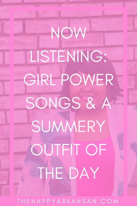 Now Listening: Girl Power Songs & A Summery OOTD | Are you ready for some girl power songs? Click through for 140 songs sung by powerful AF women. If this won't get you in the mood to run the world, I don't know what will, girl. Girl Power Songs, Can Jam, Summery Outfits, Girl Needs, Some Girls, In The Mood, Every Girl, The Mood, Girl Power