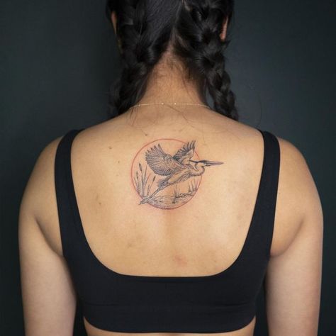 Heron Tattoo, Cute Tats, Great Blue Heron, Real Tattoo, Blue Heron, First Tattoo, Get A Tattoo, Body Mods, Tiny Tattoos