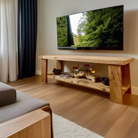 ♻️ Important Note: We are very confident in our materials. Because; We send sample wood. Thickness and width, original length ( Free.  At no cost. ) Just send us your address information.  We will ask you to contact us by message.  We will provide free shipping so that you can understand the character and texture of the wood. ♻️Tv Stand in pictured photos is 60 inches wide.  ♻️The height of the TV Stand in the photo is 20 inches. We can make it at any height you want. ♻️ We can make our 60-year-old recycling Tv Stand in any size you want. Please contact us for a suitable size Tv Stand for your home. ♻️Our Tv Unit is sent disassembled so that you can easily install them. ♻️ Important Info: Our shipping time is 2-5 working days to America/Canada and Europe via UPS/DHL companies. --Product Fe Large Rustic Tv Stand, Build Your Own Tv Stand, Coffee Table Used As Tv Stand, Live Edge Corner Tv Stand, Light Oak Tv Stand, 2x4 Tv Stand, Bench Tv Stand, Tv Table Diy, Tv Display Ideas Living Room