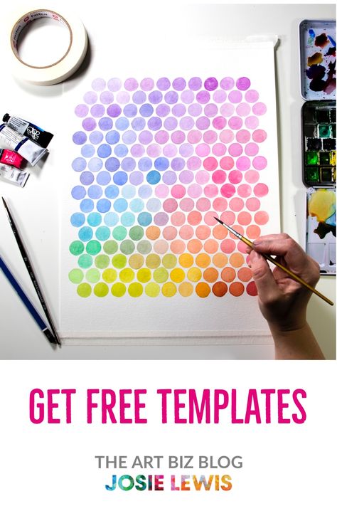 Looking for something to paint? Download my free printable templates! Something To Paint, Watercolor Templates, Free Printable Templates, Art Biz, Art Templates, Watercolor Paint Set, Printable Templates, Art Template, Watercolour Tutorials