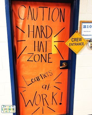 Construction Zone Classroom, Concrete And Cranes Vbs Decorations, Construction Theme Kindergarten, Construction Decorations, Construction Classroom, Construction Vbs, Construction Theme Classroom, Construction Theme Preschool, Under Construction Theme