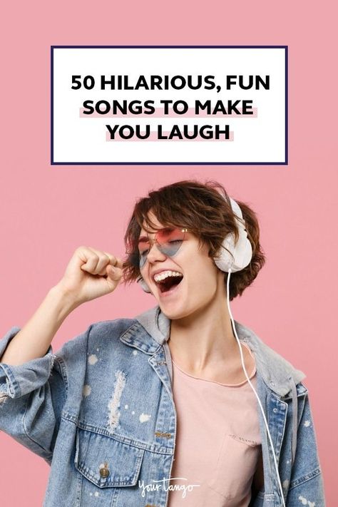 50 Fun Songs That Will Make You Feel Happy | Bill Protzmann | YourTango #music #songs #playlist Funny Songs Lyrics, Songs That Make You Happy, Happy Song Lyrics, Happy Songs Playlist, Funny Song Lyrics, Bar Music, Happy Music, Songs Playlist, Funny Songs