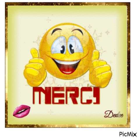 merci smileys Merci Gif, Happy Friendship, Happy Friendship Day, Montage Photo, Smiley, Musical, Gif