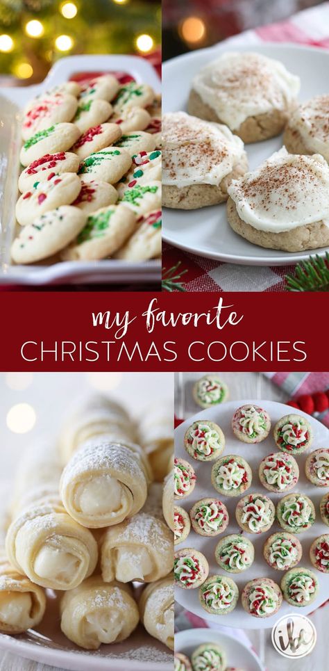 The Best Christmas Cookie Recipes #christmas #cookie #recipe #cookies #holiday #holidaybaking Top 5 Christmas Cookies, Christmas Cowboy Cookies, Festive Christmas Cookies Recipes, Fluffy Christmas Cookies, Easy Fancy Christmas Cookies, Easy Xmas Cookies Simple, Christmas Cookie Favorites, Fun Christmas Cookie Recipes, Fun Christmas Cookies Recipes