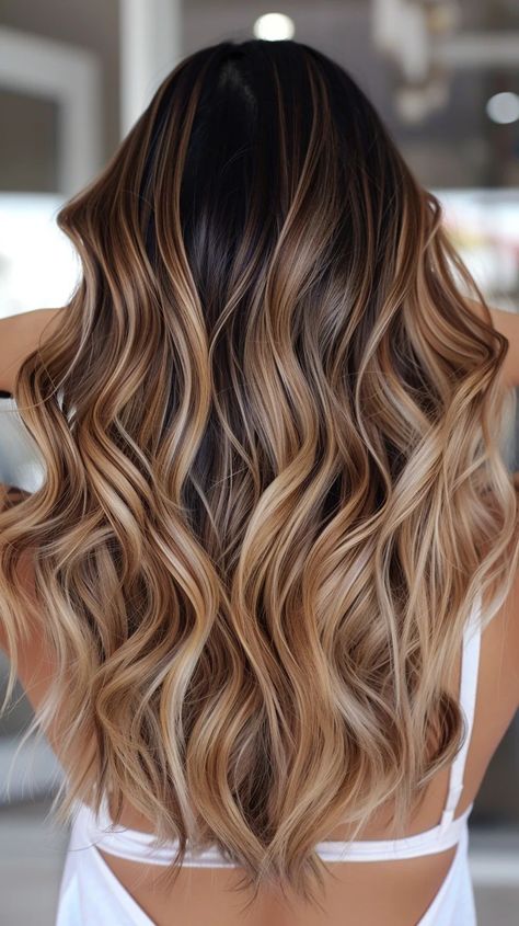 27 Beautiful Balayage Hairstyles That Are Trending Right Now Macadamia Hair Color, Partial Caramel Balayage, Bronde Balayage Layers, Sun Kissed Brown Hair Balayage, From Blonde To Balayage, Different Balayage Colors, Pale Skin Balayage Hair, Natural Highlights For Dark Blonde Hair, Burnett With Highlights