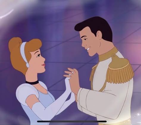 Animated Disney Characters, Prince Charming Costume, Disney Female Characters, Cinderella Art, Disney Romance, Cinderella And Prince Charming, Disney Princesses And Princes, Disney Cartoon Characters, Cinderella Disney