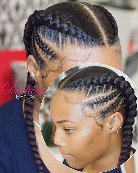 Kepang Dua, Five Minute Hairstyles, Feed In Braid, Two Braids, Makijaż Smokey Eye, Braids With Weave, Girls Hairstyles Braids, Braids For Kids, Natural Hair Braids