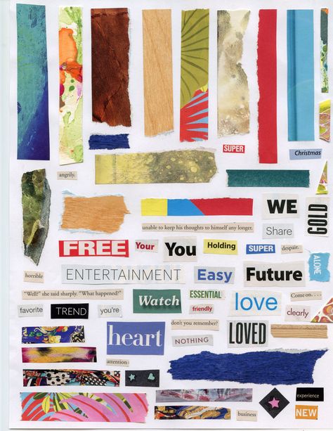 Letter Collage, Printable Collage Sheet, Magazine Collage, 패턴 배경화면, Bullet Journal Stickers, Collage Design, Print Collage, A Collage, Journal Stickers