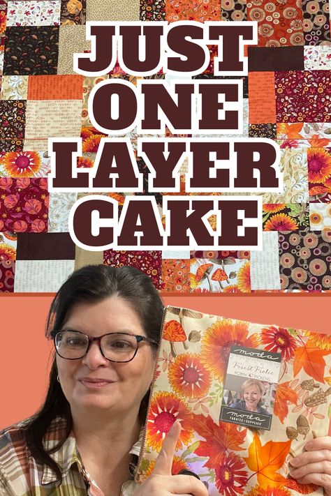 Layer Cake Shuffle Quilt, Disappearing Nine Patch Using Layer Cake, Quilts Made With 10 Inch Squares, Layered Cake Quilt Patterns Free, Layer Cake Fabric Projects, Piece Of Cake Quilt Pattern, Layer Cake Quilts Pattern Free Easy, Quilt Patterns With Layer Cakes, Large Print Quilts Ideas