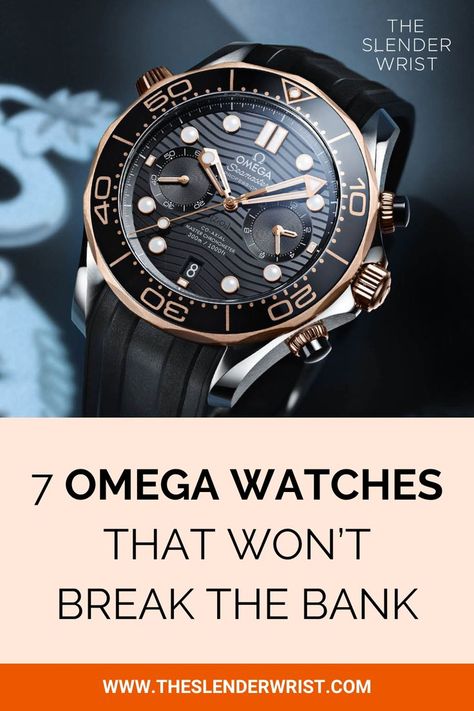 Omega watches are expensive, but some models are more affordable. Here they are. Omega Watches Seamaster, Mens Rolex, Rolex Watches For Sale, Mens Watches Affordable, Omega Man, Used Rolex, Fancy Watches, Omega Watches, Small Watch