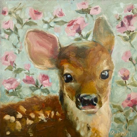 Deer Pfp, Characters Inspiration, Horse Drawings, Painting Inspo, Ethereal Art, Animal Paintings, Beautiful Paintings, Art Art, Cartoon Art