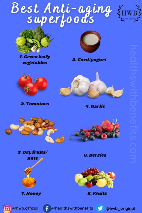 best anti-ageing foods Anti Aging Superfoods, Foods That Age You, Highest Antioxidant Foods, Antioxidant Food, Anti Aging Foods, Anti Aging Yoga, Healthy Food Chart, High Antioxidant Foods, Interweave Crochet