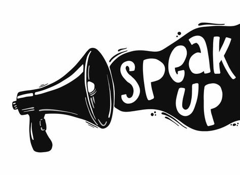 Speak Up Aesthetic, Speak Out Quotes, Speak Up Illustration, Speaking Up, Speak Aesthetic, Speak Logo, Debate Poster, Megaphone Logo, Megaphone Drawing