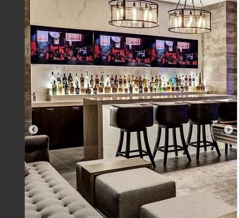 Bar Room Ideas In House, Lounge Decorating Ideas, Bar Lounge Room Ideas, Living Room Wall Shelves, Room Wall Shelves, Lounge Decor Ideas, Lounge Room Ideas, Luxury Game Room, Bar Lounge Room