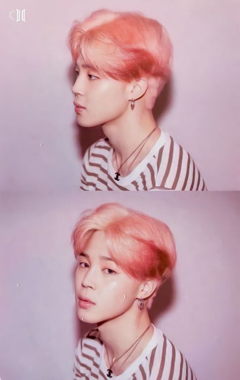 Jimin Pink Hair, Photocards Bts, Jimin Hair, Bts Photocard, Photocards Kpop, Bts Photocards, Jimin Fanart, Park Jimin Cute, Jimin Wallpaper